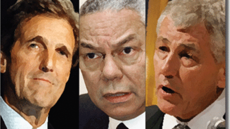 Kerry, Powell, Hagel
