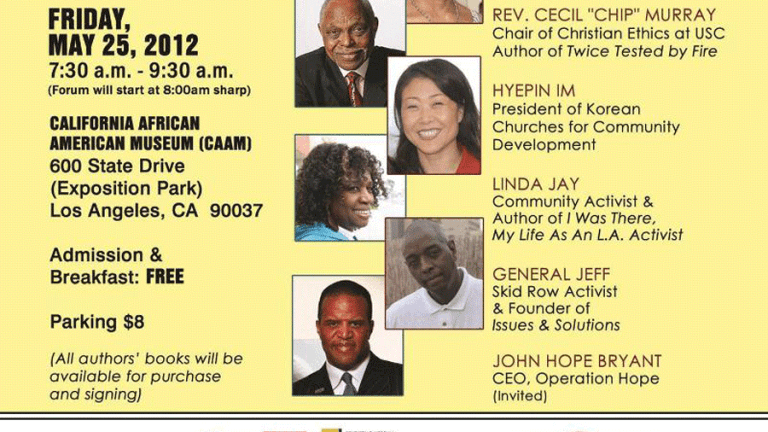 Urban Issues Breakfast Forum: 20 Years after the '92 LA Riots - Friday May 25th