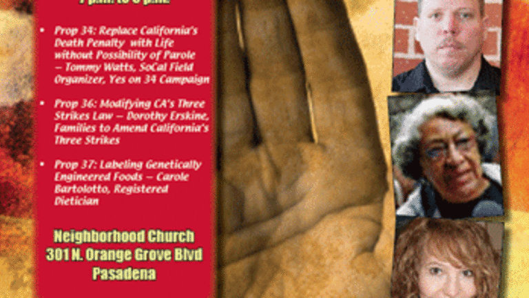 ACLU Pasadena / Foothills: Three Strikes, Death Penalty, GMO Foods