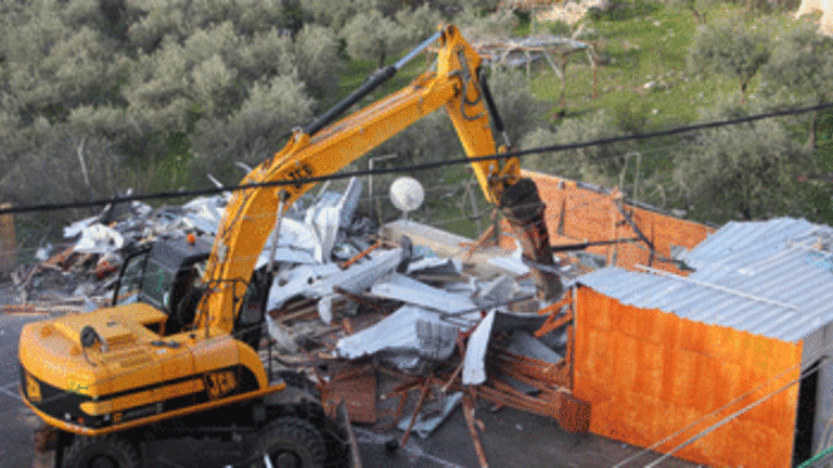Israeli Forces Destroy "The Only Place for Children in Silwan"