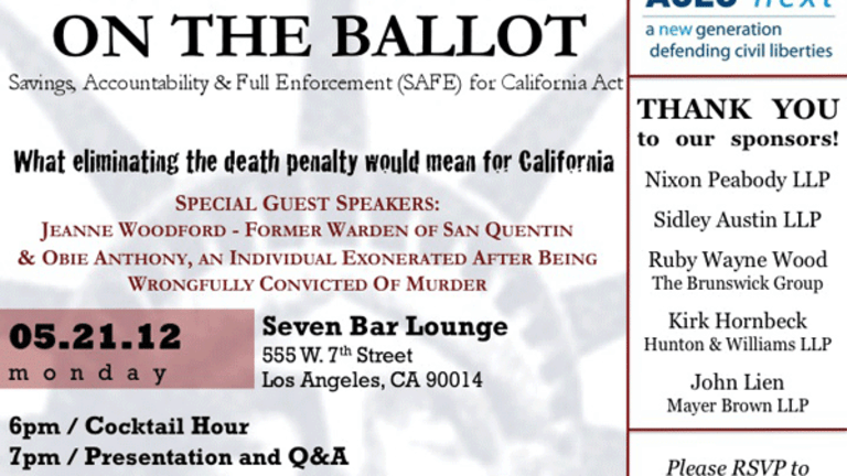 ACLU Next: Death Penalty on the Ballot -- May 21