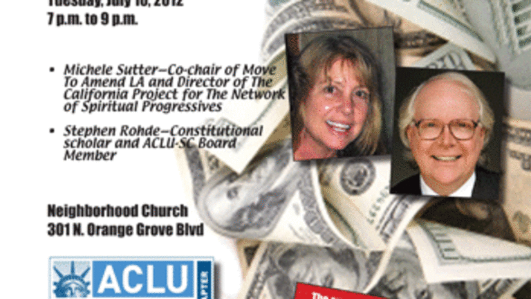 Getting Money Out of Politics: The Debate Goes On