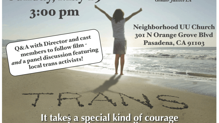 Special Screening: Trans -- Sunday, May 19
