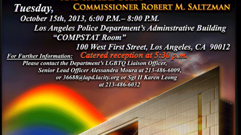 LAPD LGBTQ Community Forum -- October 15