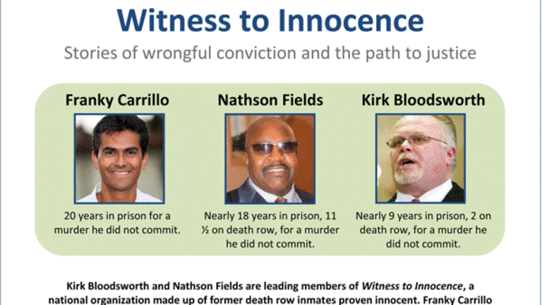 Witness to Innocense: Stories of Wrongful Conviction -- Thursday, June 21