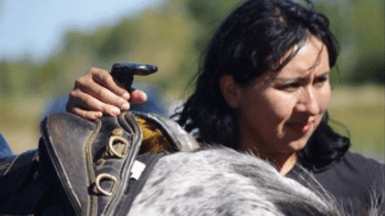 First Nation Riders Protest Enbridge Tar Sands Pipeline
