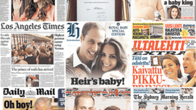 The No-News Media Cover a Royal Birth