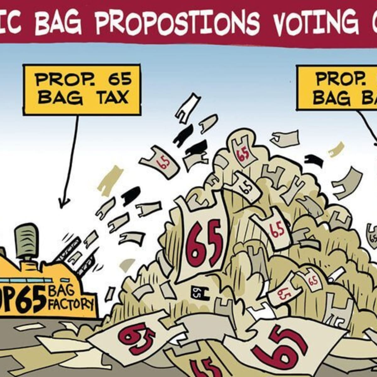 Plastic bag prop deals