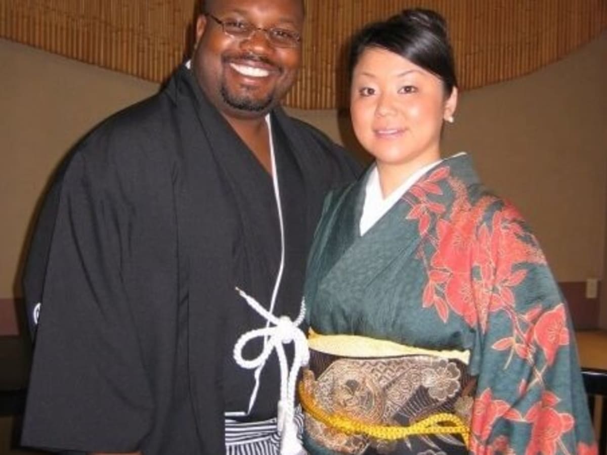 black man and wife japan