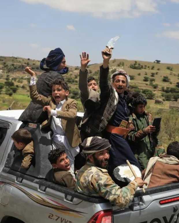 Yemenis celebrate