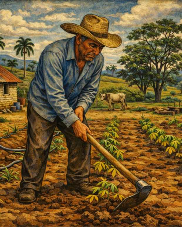 mexican farmer - diego rivera