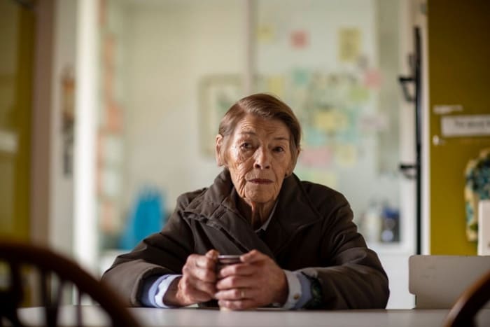 Glenda Jackson stars as Maud, a woman with dementia trying to puzzle out two mysteries, in "Elizabeth Is Missing." Marsaili Mainz/STV Productions