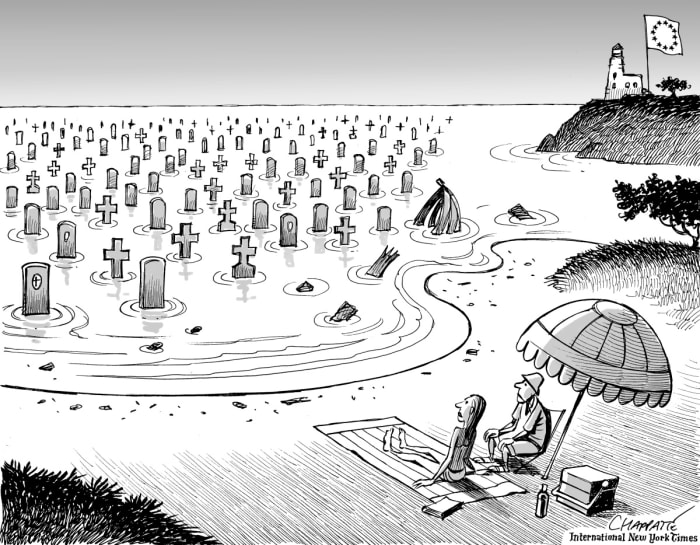 Lampedusa Immigrants: Trafficking Human Plight