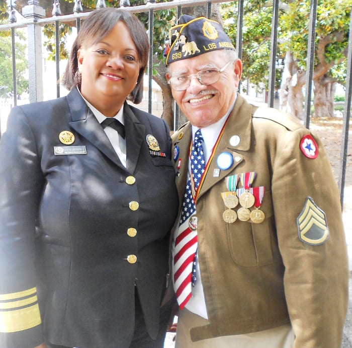 Sherman with US Surgeon General