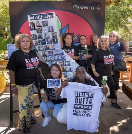 The Stop Terrorism & Oppression by Police (S.T.O.P.) Coalition organizes family members of people killed by police across California. Last year, the group helped pass AB 392, a bill that rewrote the state’s use-of-force standard for the first time since 1872. Photo: S.T.O.P.