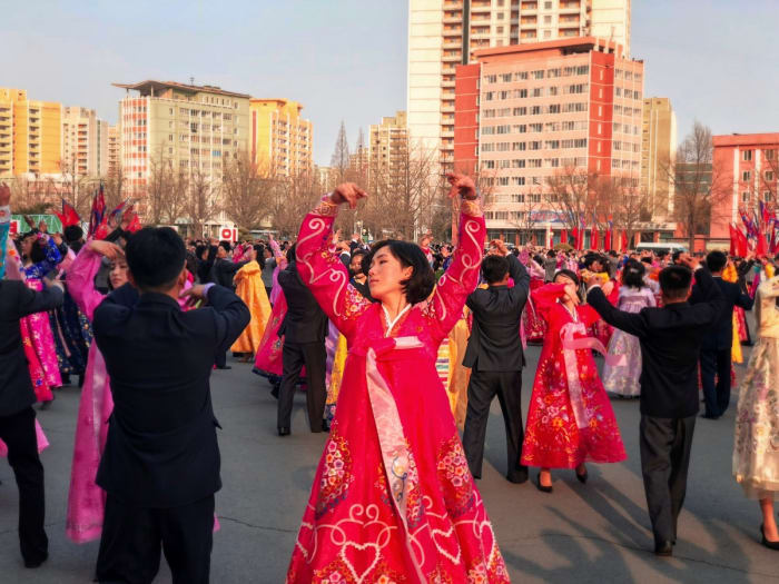 A mass-dance to celebrate the passing of late DPRK leader, Kim Jong Il (Photo by Thomas Evans on Unsplash)