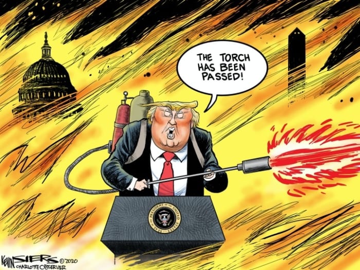 president trump's mad rush