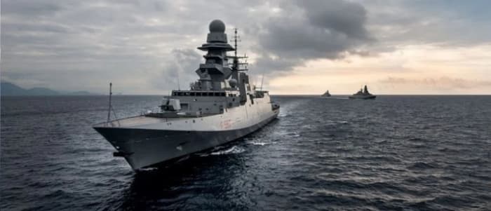 Promotional image of the Italian frigate the U.S. Navy is adapting for construction at Marinette. (Photo: Fincantieri)