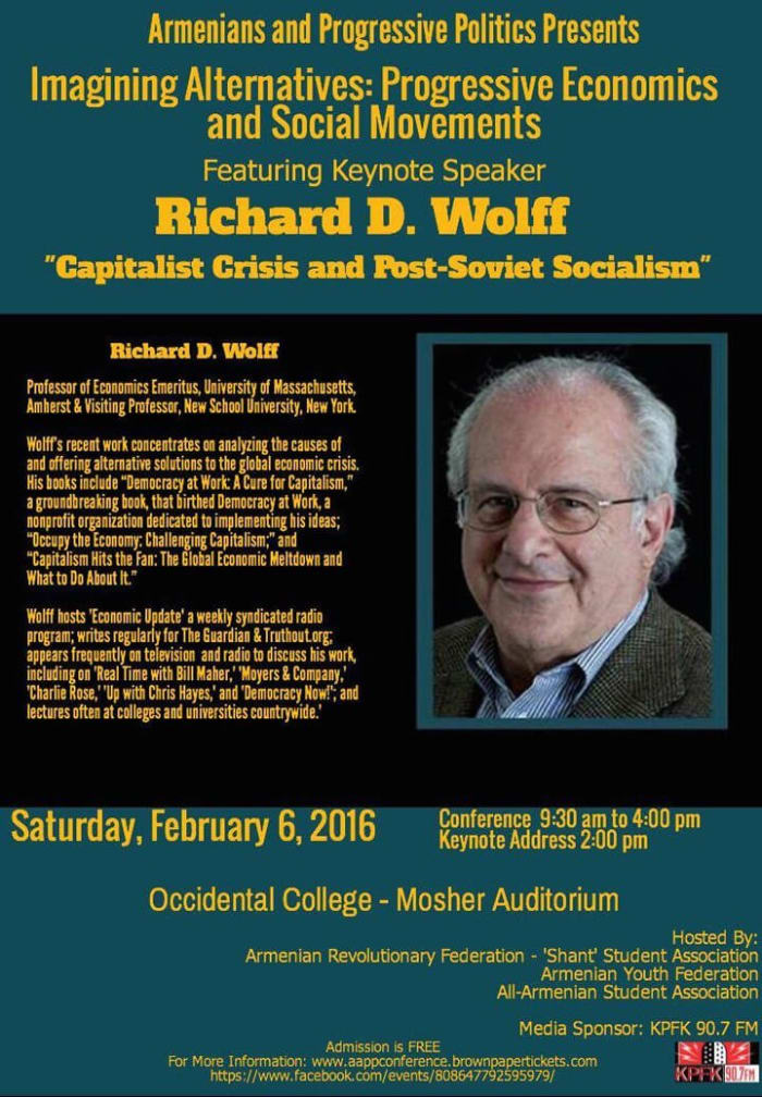 Richard Wolff Capitalist Crisis and PostSoviet Socialism LA Progressive