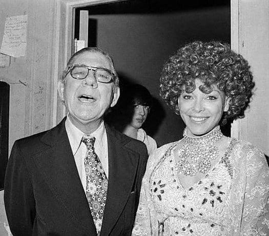 Rep. Wilbur Mills, long-time former Chairman of the House Ways and Means Committee, with chief aide and swimming instructor Fanne Foxe.