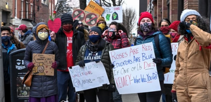 Educators Forced Inside Despite Slow Vaccine Rollout