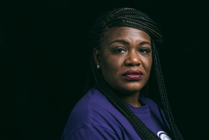 Cori Bush is the Democratic nominee for Missouri’s first congressional district. Photograph: Joe Martinez/The Guardian