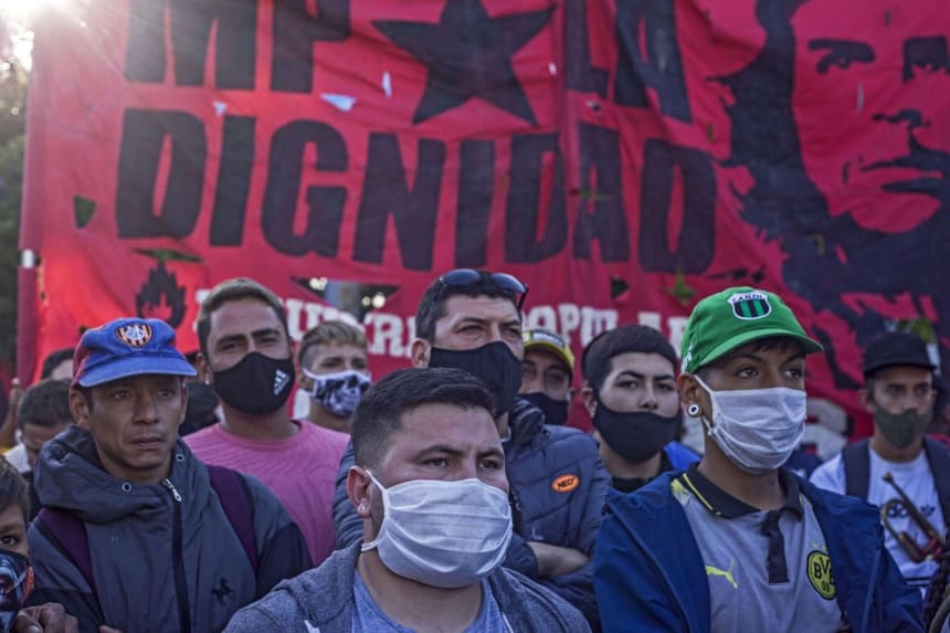 Social movements, such as La Dignidad, were grouped into the larger CTEP organization, whose main spokesperson is Juan Grabois. Photo via Alamy