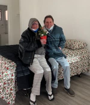 Residents of a South Lake Tahoe supportive housing development. Courtesy of the Tahoe Coalition for the Homeless.