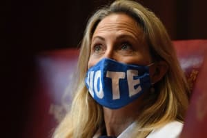 Connecticut state Sen. Alex Kasser has introduced a bill to update how state law defines domestic violence to include coercive control. AP Photo/Jessica Hill