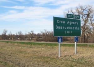 In Big Horn County, which contains portions of the Crow and Northern Cheyenne reservations, the poverty rate for Native Americans is nearly 30%, which is about 2 1/2 times higher than the poverty rate of non-Natives in the county. | Becky Bohrer/AP