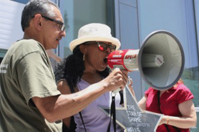 wells fargo protest