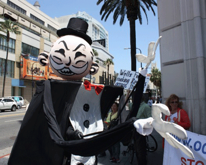 wells fargo protests