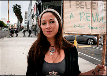 occupy los angeles ted fisher