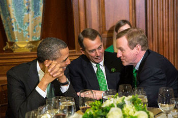 obama boehner saint paddy's