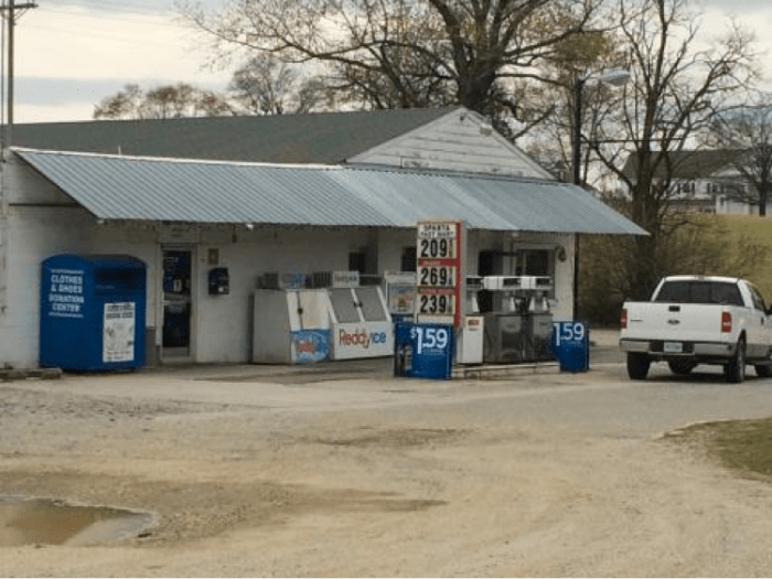 The Sparta Fast Mart, a popular market in Sparta, Va., where the Loving case was talked about recently. Photo Credit: Sally Jacobs for WGBH