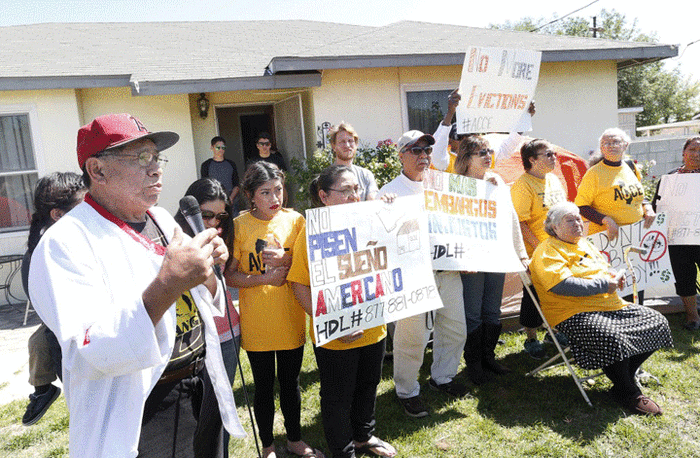 Protesting Unfair Eviction