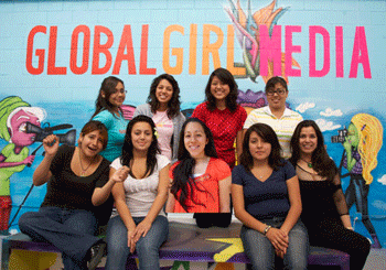 L.A. Global Girls Top Row: Edith Romero, Brenda Solis, Rocio Ortega, Martha Mejia; Bottom Row: Diana Torres Luevanos, Sussete Nuñez, Jessica Cueva (poorly photoshopped in by me), Maria Torres and me