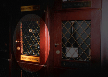 The wine locker at the Capital Grille that defense contractor Brent R. Wilkes shared with Kyle Dusty Foggo when Foggo was the executive director of the CIA and illegally steering contracts to Wilkes. Wilkes paid for many expensive meals for Foggo at the restaurant. (Photo by Jerry Kammer)