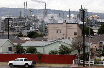 Living next to refineries and oil infrastructure makes expansion in shipping and refining corrosive sulfur-rich tar sands bitumen particularly more dangerous.