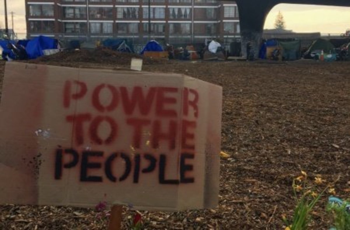 Power to the People. (The Village in Oakland/Facebook)