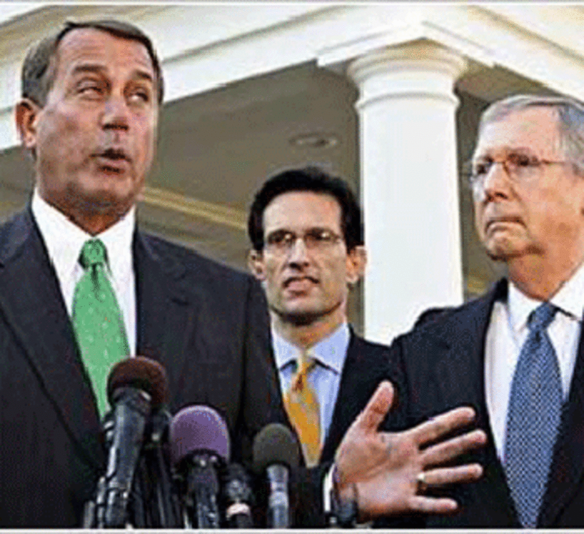 John Boehner, Eric Cantor, Mitch McConnell