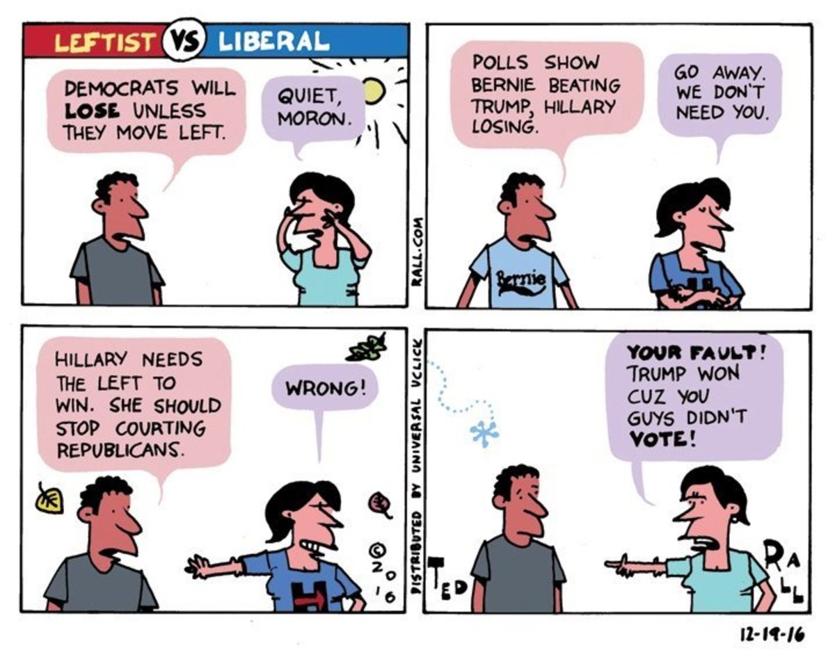 Liberals and Leftists