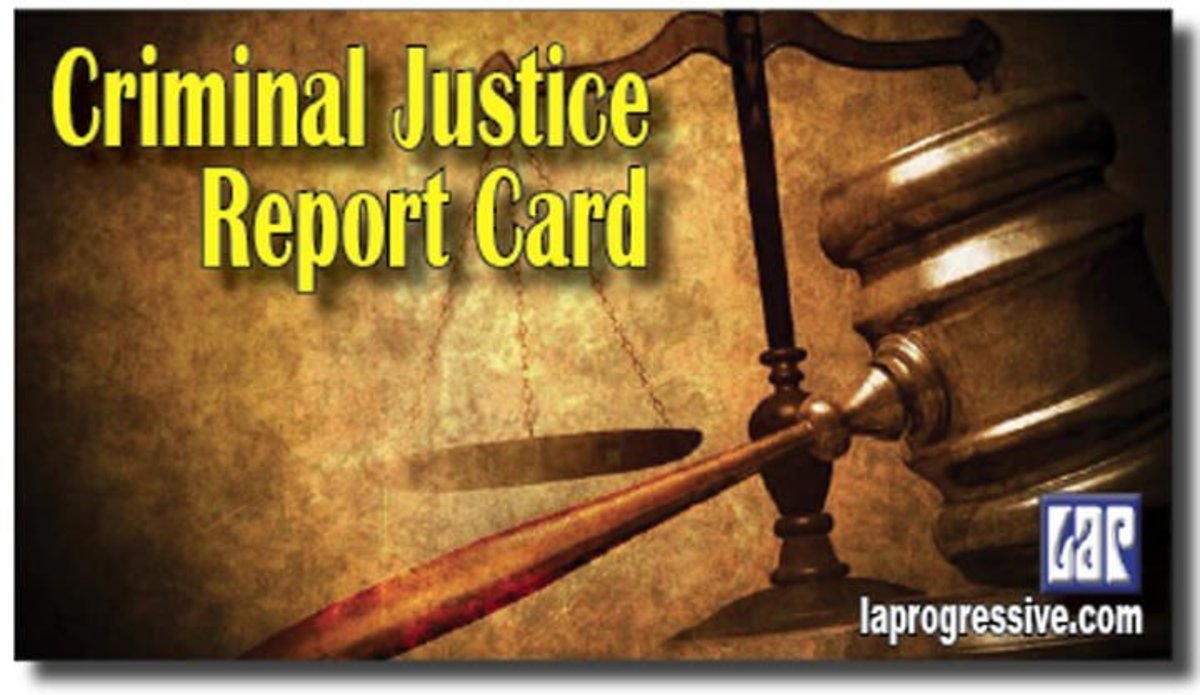 Criminal Justice Report Card 2018