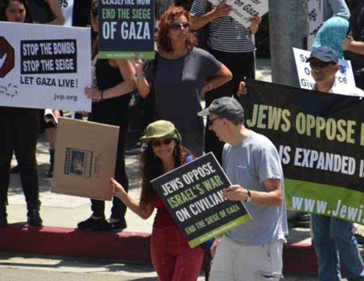 LA Jews for Peace Demonstration
