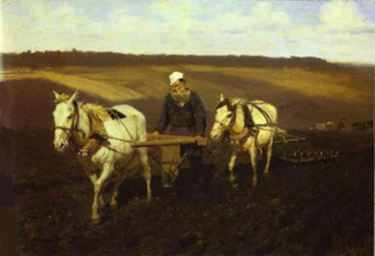 Tolstoy farming