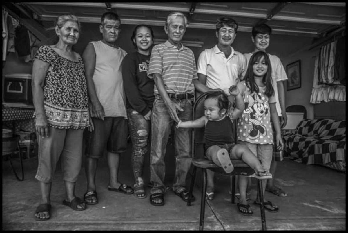  POPLAR, CA - The Lacambacal family. From left, Gloria, Reynaldo, Giyahna, Reginaldo, Eddie and Eufronio. In front, Lhiann and Jenika Gwen.