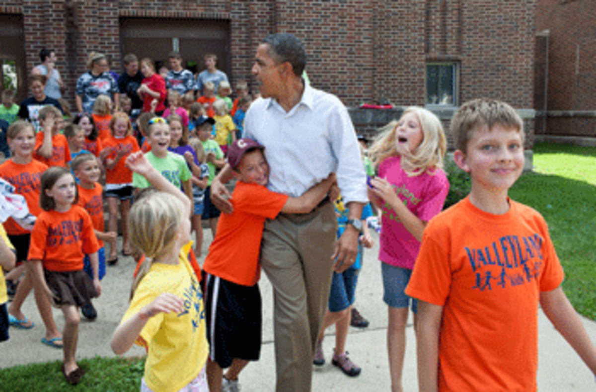 obama school children