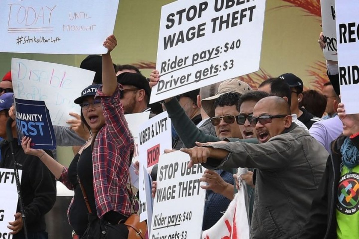 L.A.'s Uber, Lyft Drivers Fight to Make Gig Work Pay - LA Progressive
