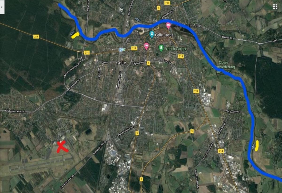 The Aller River drains the area around NATO’s Bergen-Hohne Training Area near Celle, Germany, about 40 kilometers north of Hanover.
