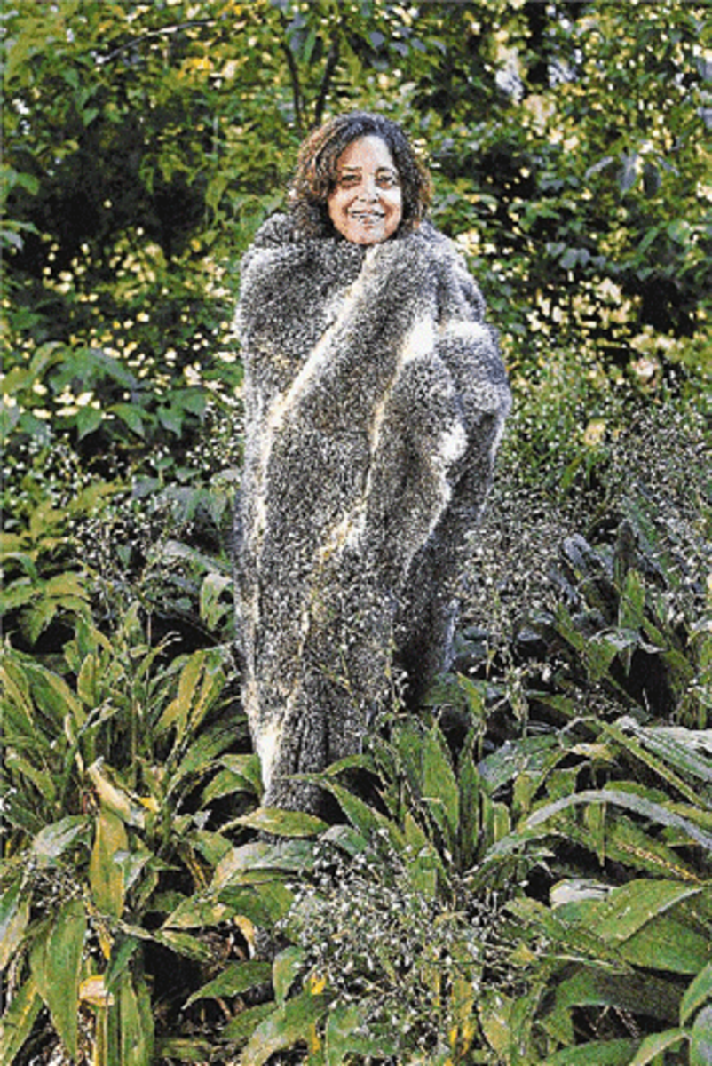 Green thumb: Joy Murphy Wandin enjoys her garden. Picture: Craig Sillitoe/The Age